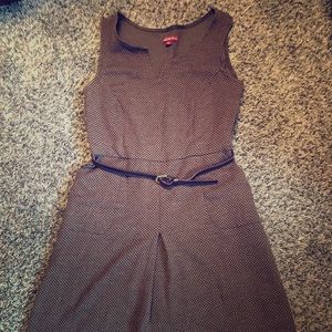 ✌️✌️Brown Professional Work Dress with Belt